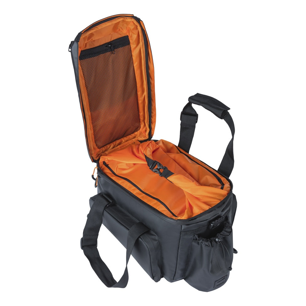 Basil Miles Tarpaulin Gepäckträgertasche XL Pro MIK 9-36L schwarz orange