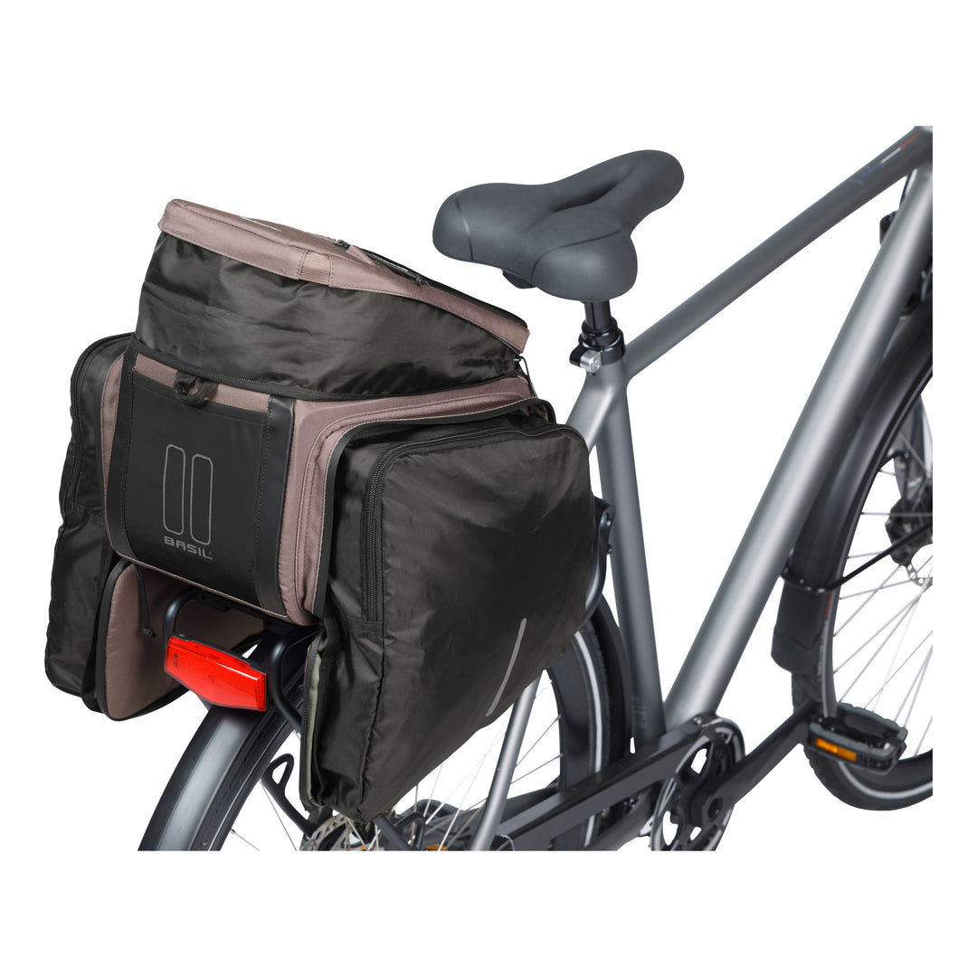 Basil Move Gepäckträgertasche MIK 10-26L braun