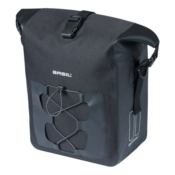 Basil Navigator Waterproof M Einzeltasche MIK Hooks 12-15L schwarz