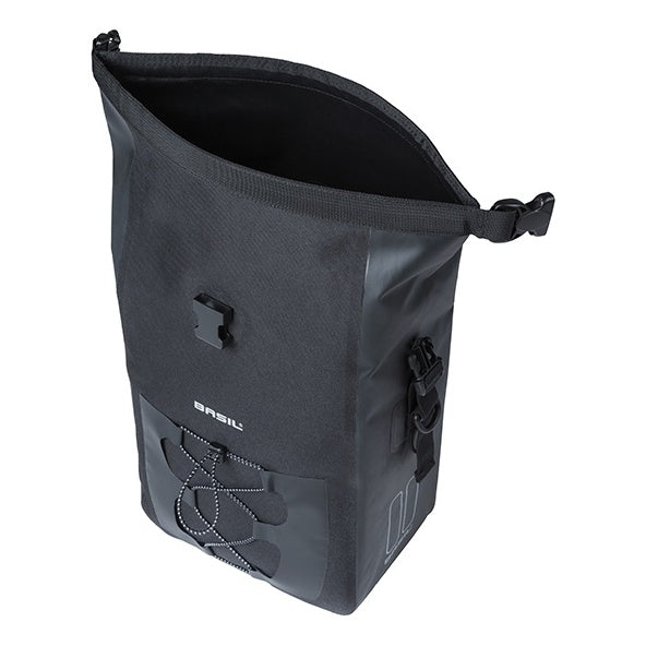 Basil Navigator Waterproof M Einzeltasche MIK Hooks 12-15L schwarz