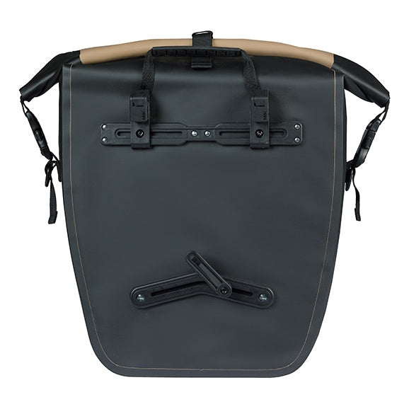 Basil Rivo L Einzeltasche Tarpaulin MIK Hooks 25-31L sand/schwarz
