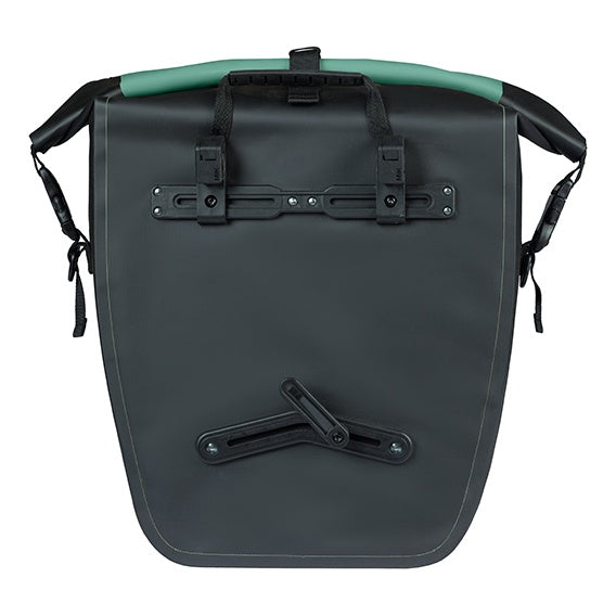 Basil Rivo L Einzeltasche Tarpaulin MIK Hooks 25-31L silbergrün/schwarz