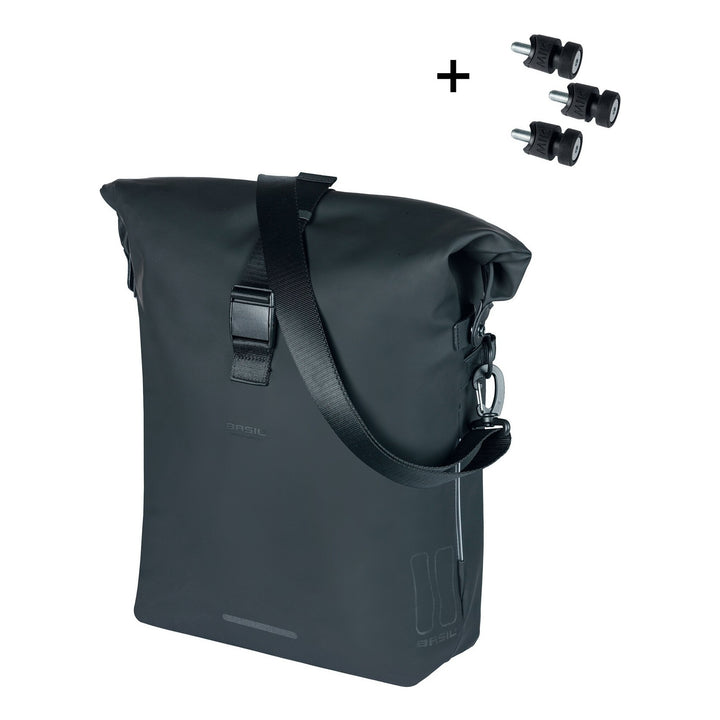 Basil SoHo MIK STUDS Umhängetasche 17L nachtschwarz schwarz