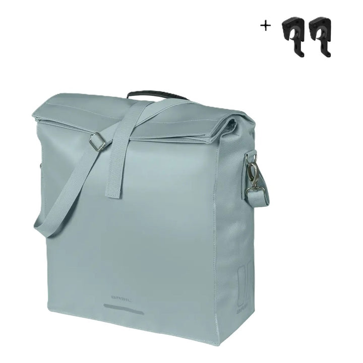 Basil Urban Load Pro Einzeltasche MIK Hooks 19-24L silberblau silber blau