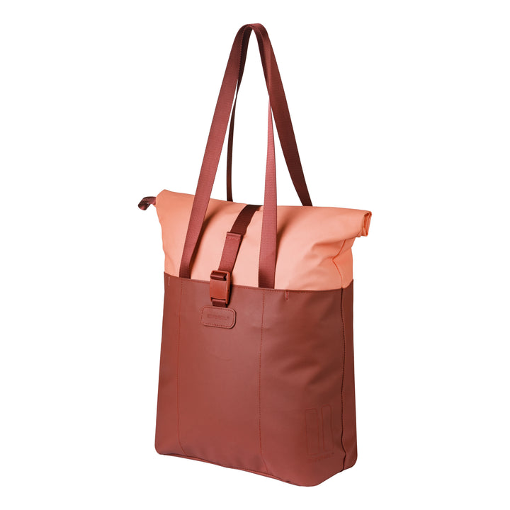 Basil Vive Shopper Gepäckträgertasche MIK Hooks 15-20L bordeaux/pink