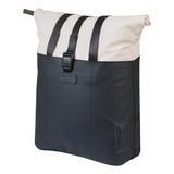 Basil Vive Shopper Gepäckträgertasche MIK Hooks 15-20L cremefarben/schwarz