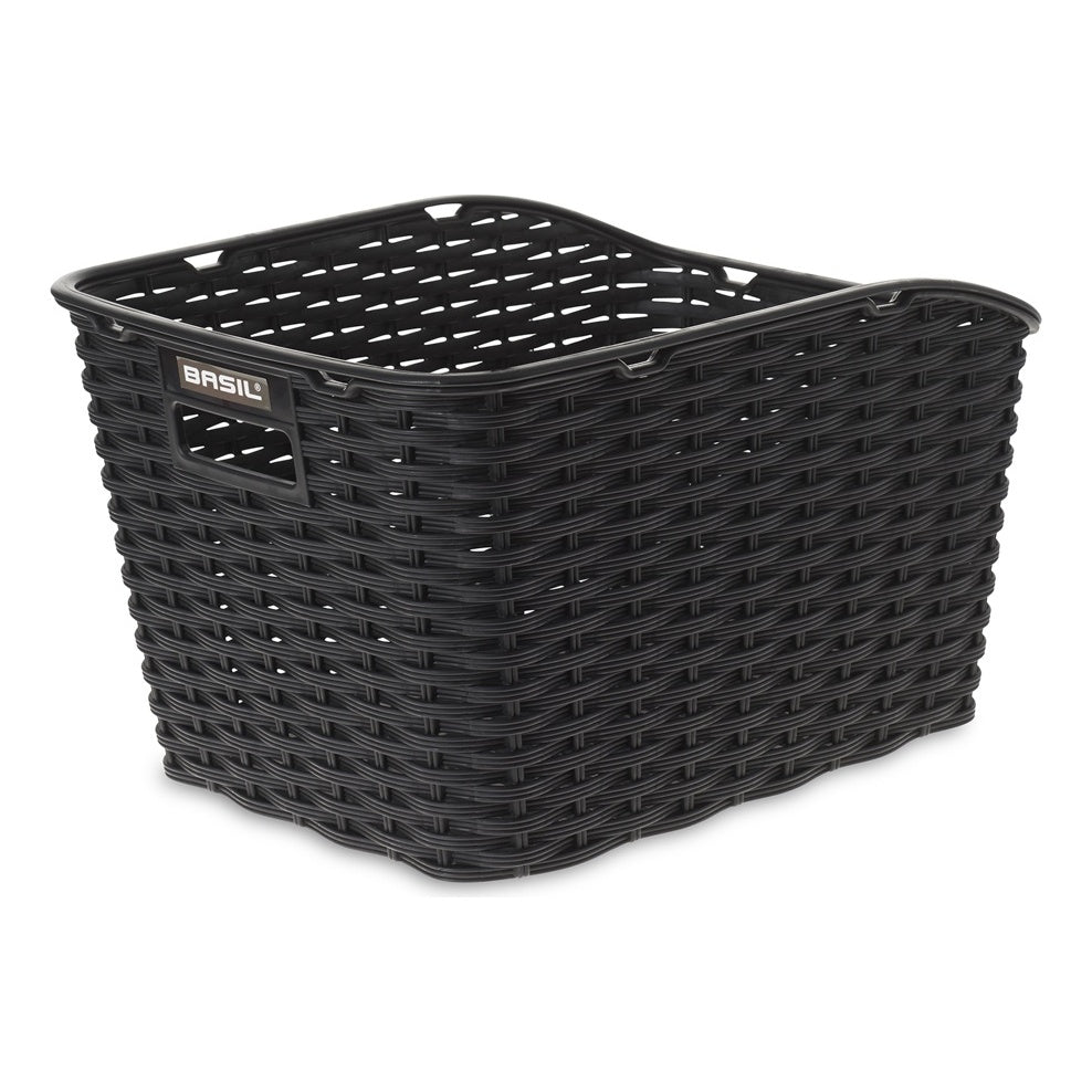 Basil Weave WP Fahrradkorb hinten schwarz