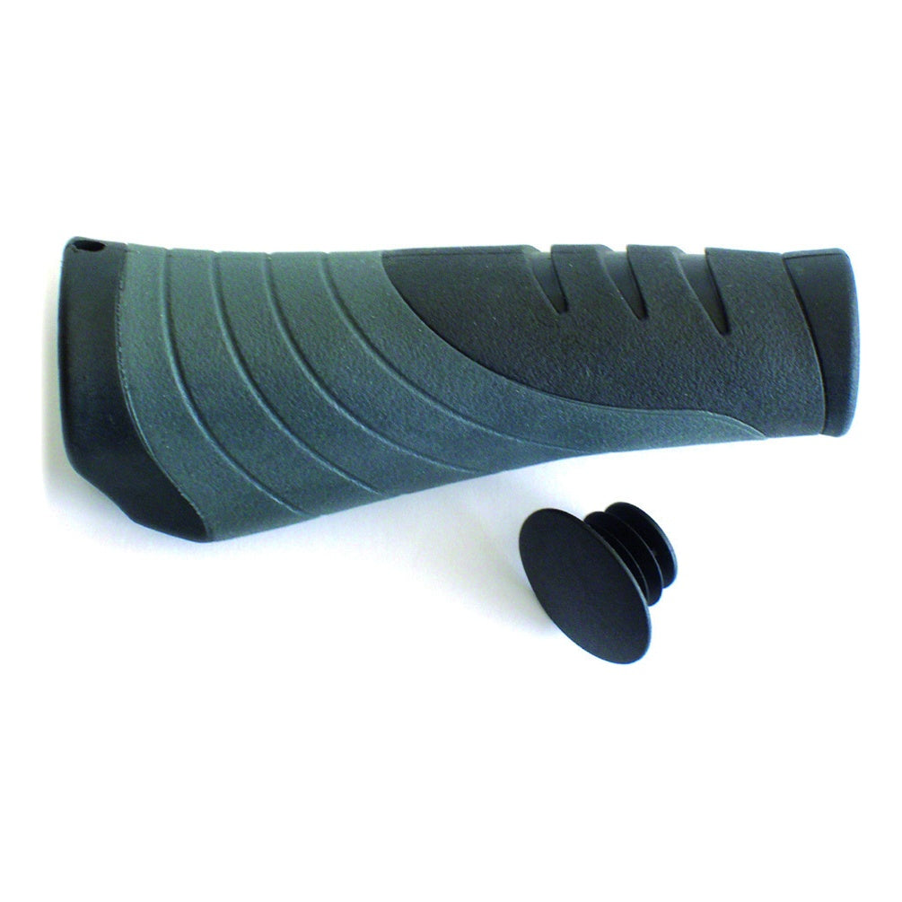 Bike Attitude Lenkergriffe D3 Gel 135x22 mm grau/schwarz grau-schwarz
