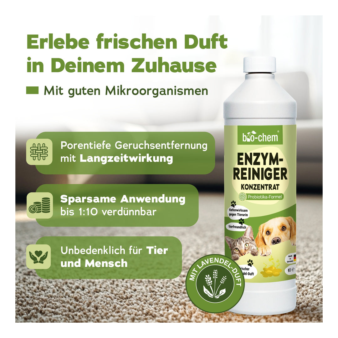 bio-chem Enzymreiniger Konzentrat 1000 ml ohne Sprühkopf 