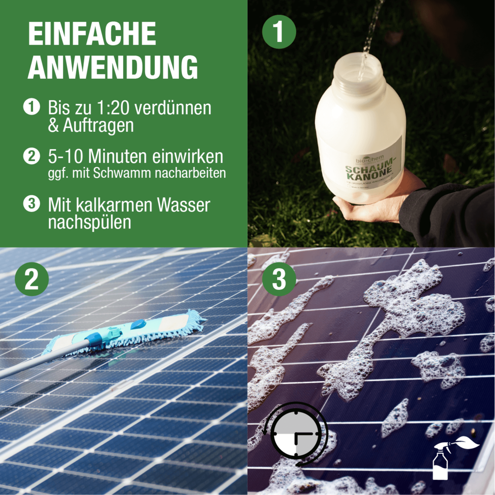 Solar- & Photovoltaikreiniger 1000 ml ohne Sprühkopf