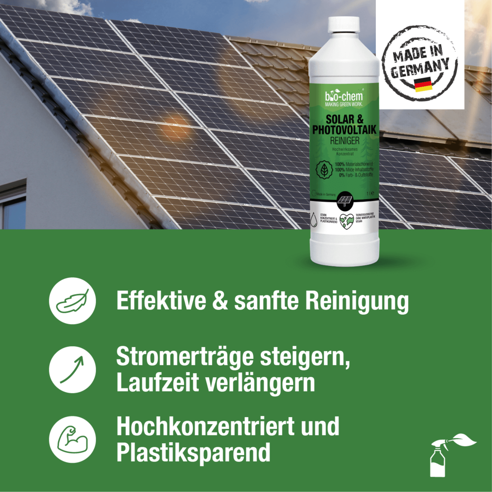 Solar- & Photovoltaikreiniger 1000 ml ohne Sprühkopf