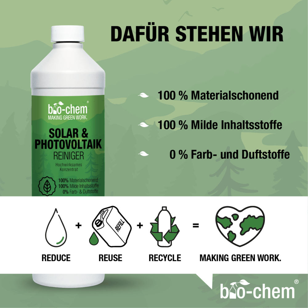 Solar- & Photovoltaikreiniger 1000 ml ohne Sprühkopf