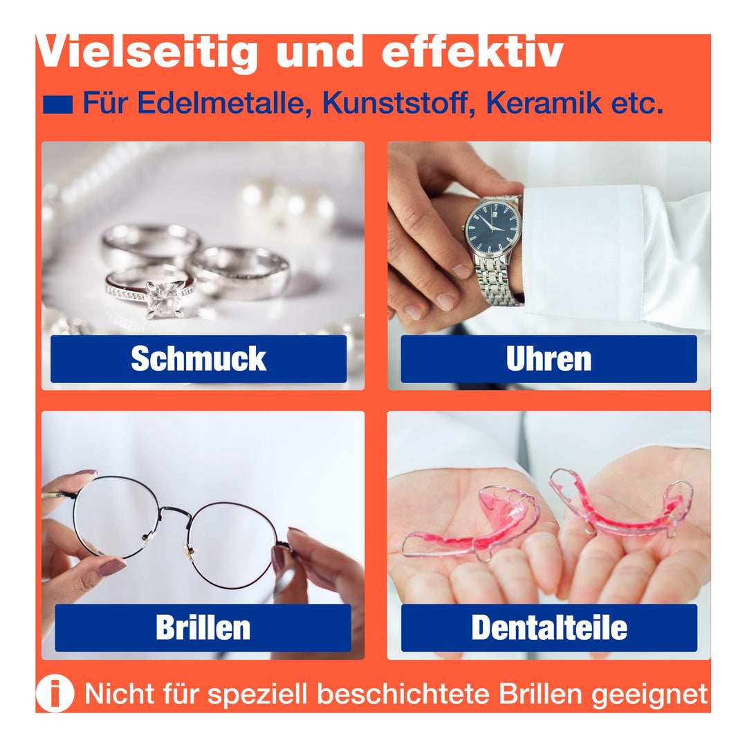 bio-chem Ultraschallreiniger Schmuck 750 ml ohne Sprühkopf mit Messbecher 