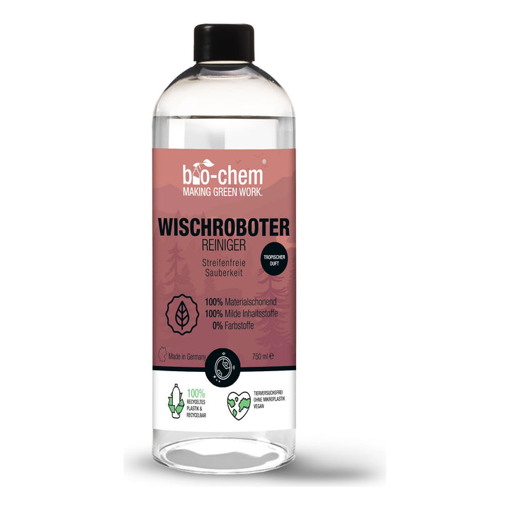 bio-chem Wischroboter-Reiniger 750 ml ohne Sprühkopf mit Messbecher 