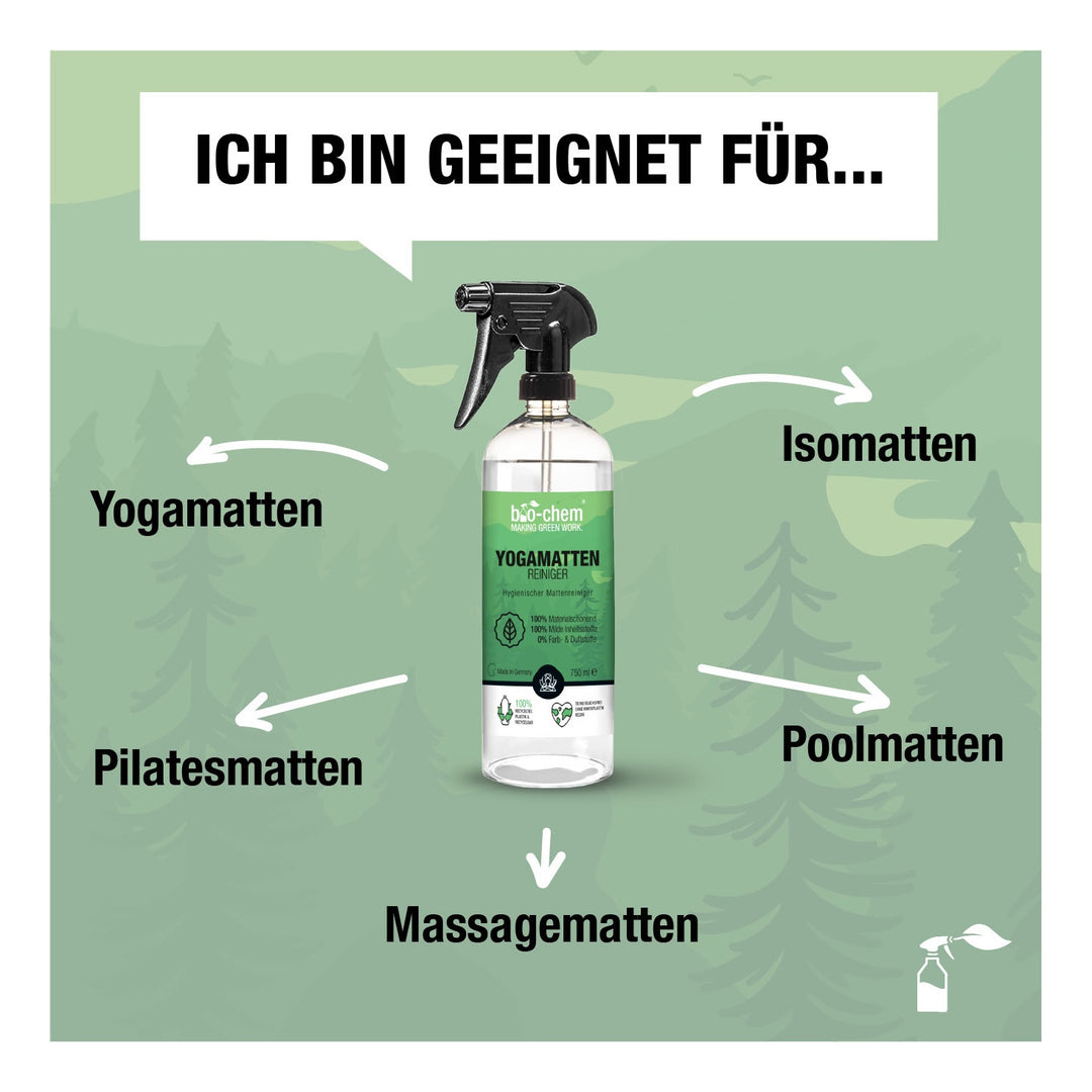 bio-chem Yogamattenreiniger 750 ml mit Sprühkopf 