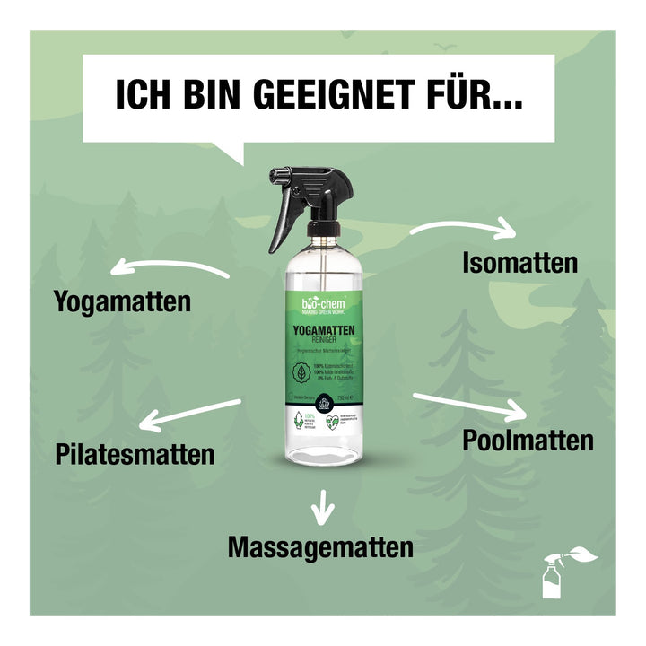 bio-chem Yogamattenreiniger 750 ml mit Sprühkopf 