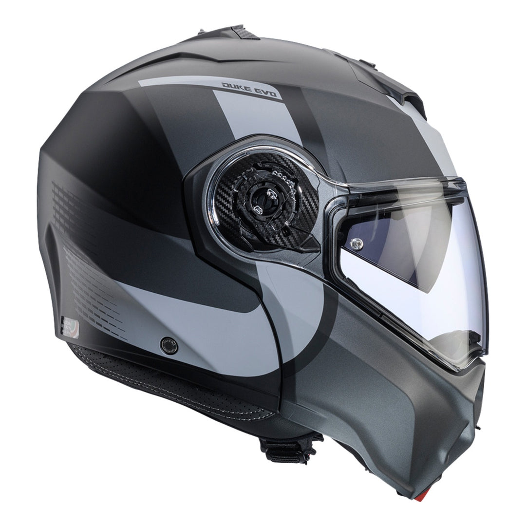 Caberg Klapphelm Duke Evo Indy matt schwarz-grau
