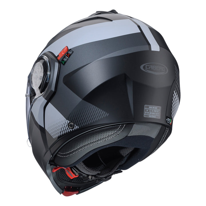Caberg Klapphelm Duke Evo Indy matt schwarz-grau