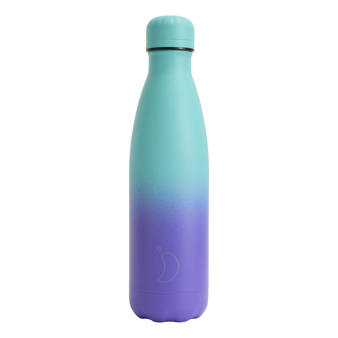 Chilly’s Chilly's Gradient 500ml Bottle Pastel Green Violet