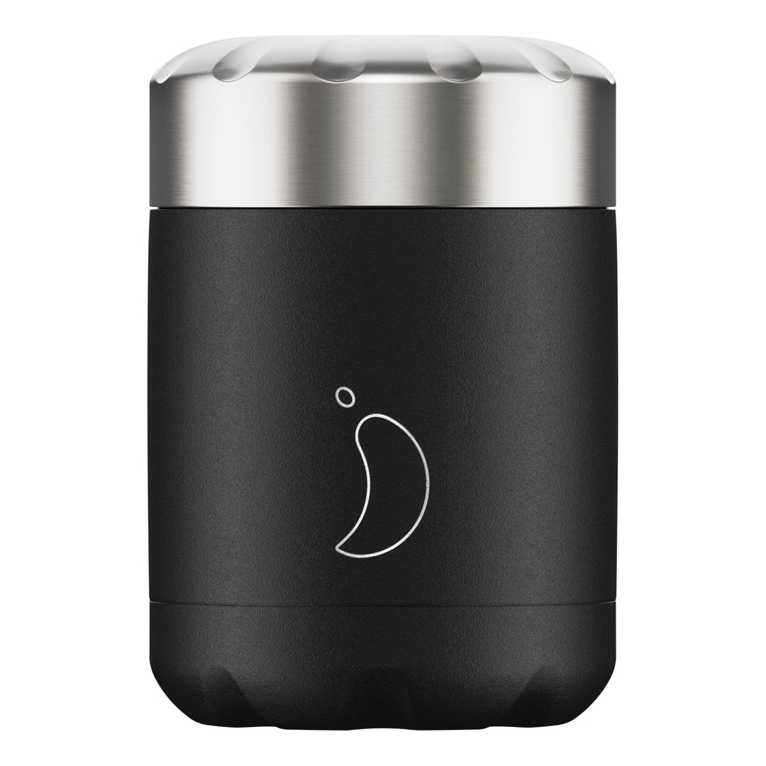 Chilly’s Chilly's Original Food Pot 300ml Monochrome Black