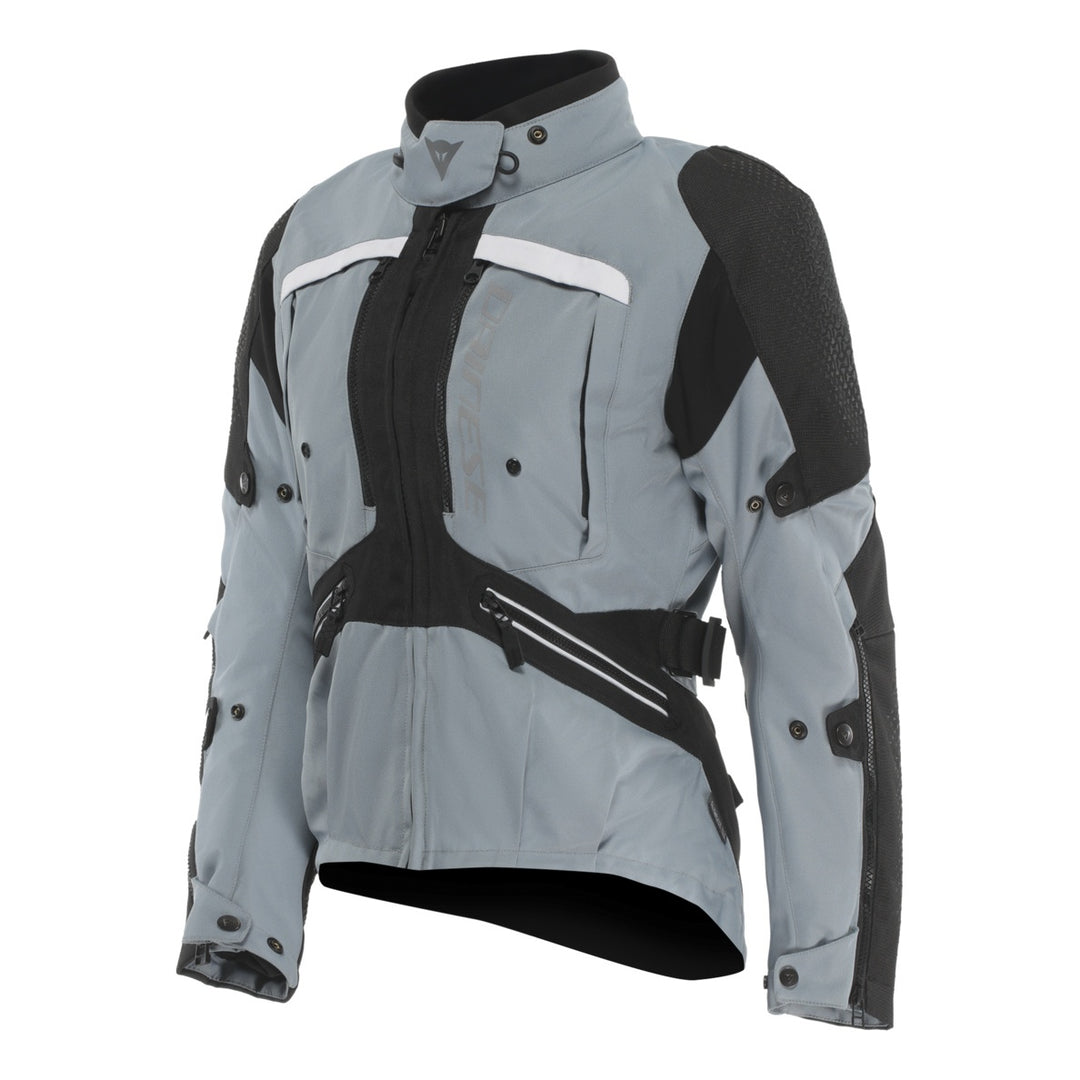 Dainese Damen D-Dry Jacke Gullfoss grau-schwarz
