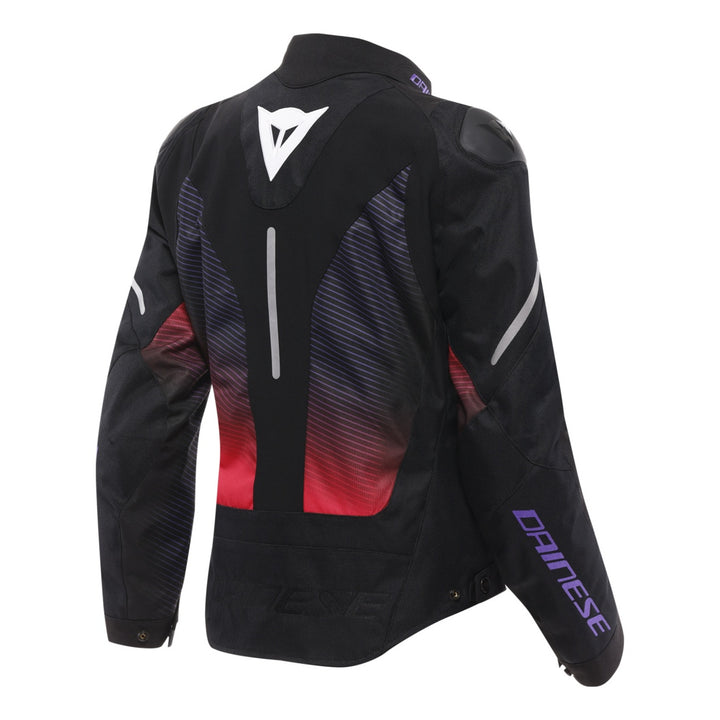 Dainese Damen D-Dry Jacke Super Sprint schwarz-fuchsia-weiss