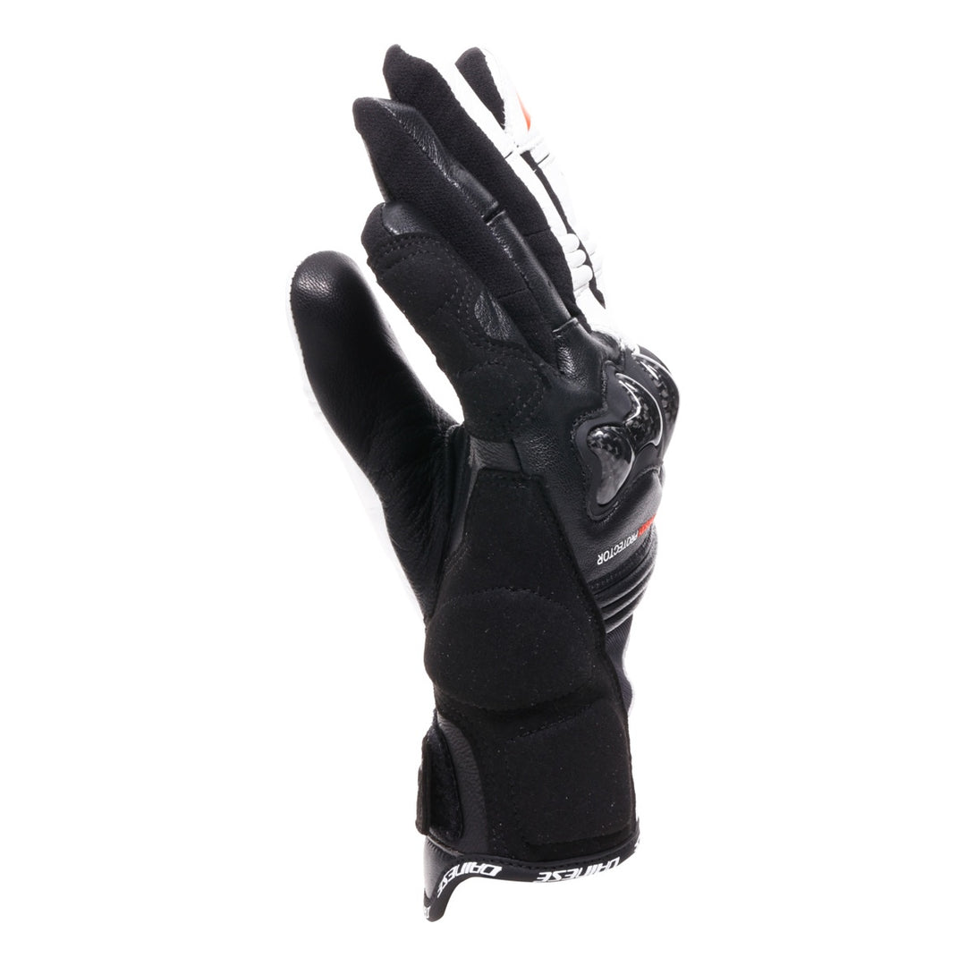 Dainese Damen Handschuh Reacto Carbon Kurz schwarz-weiss-rot
