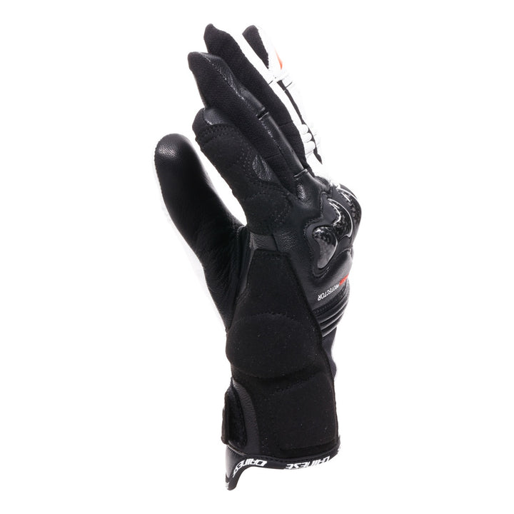Dainese Damen Handschuh Reacto Carbon Kurz schwarz-weiss-rot