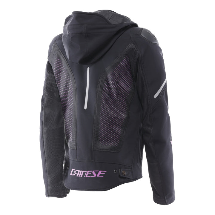 Dainese Damen Jacke Super Sprint Air Tex schwarz-pink-viola