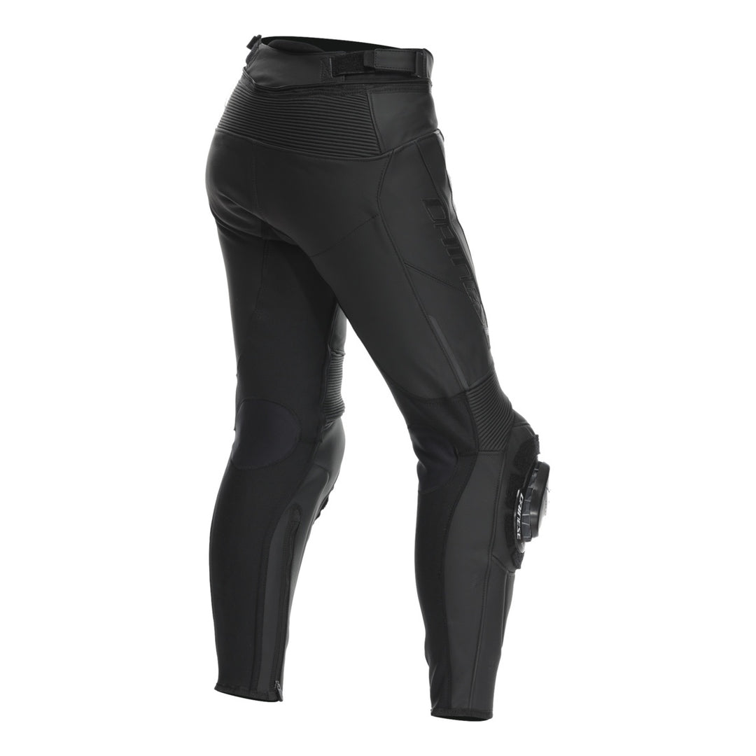Dainese Damen Lederhose Delta 4 schwarz-schwarz