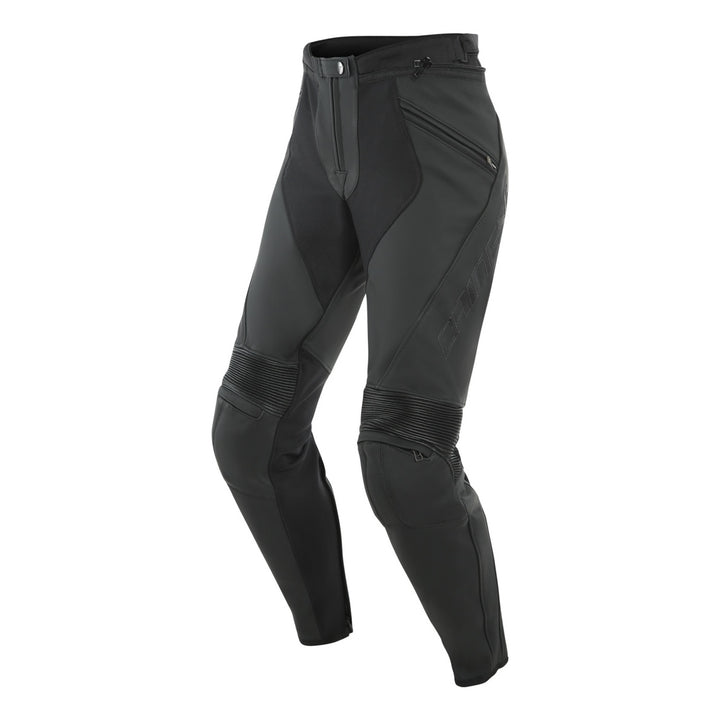 Dainese Damen Lederhose PONY 3 schwarz matt