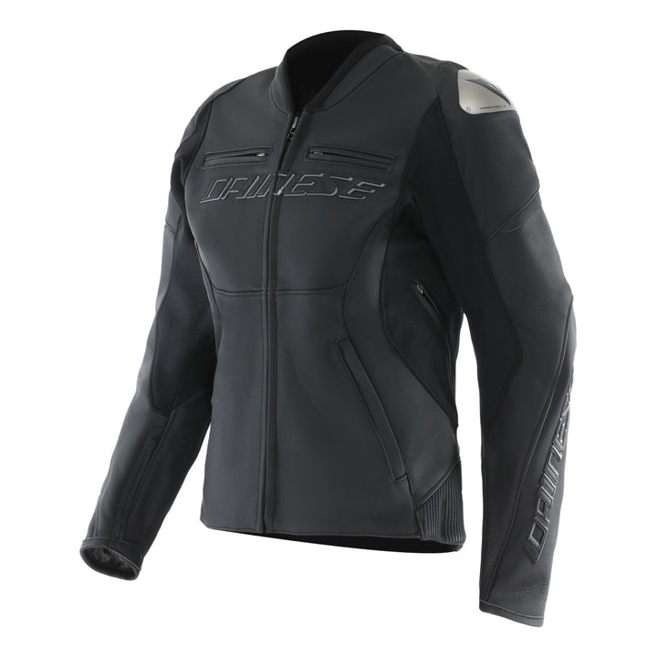 Dainese Damen Lederjacke Racing 5 schwarz