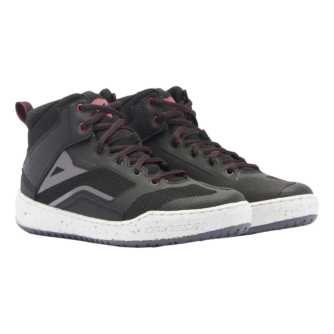 Dainese Damen Schuhe Suburb Air schwarz-weiss-rot