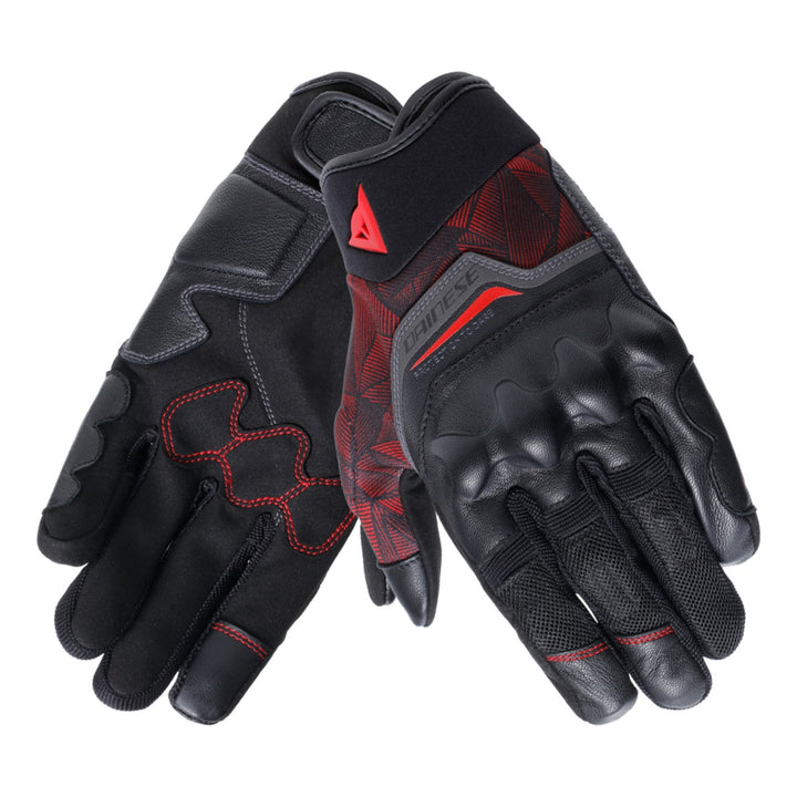 Dainese Handschuh Ermex schwarz-rot