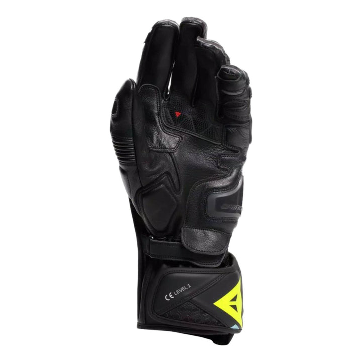 Dainese Handschuh Fiero Metal schwarz-blau-fluo gelb