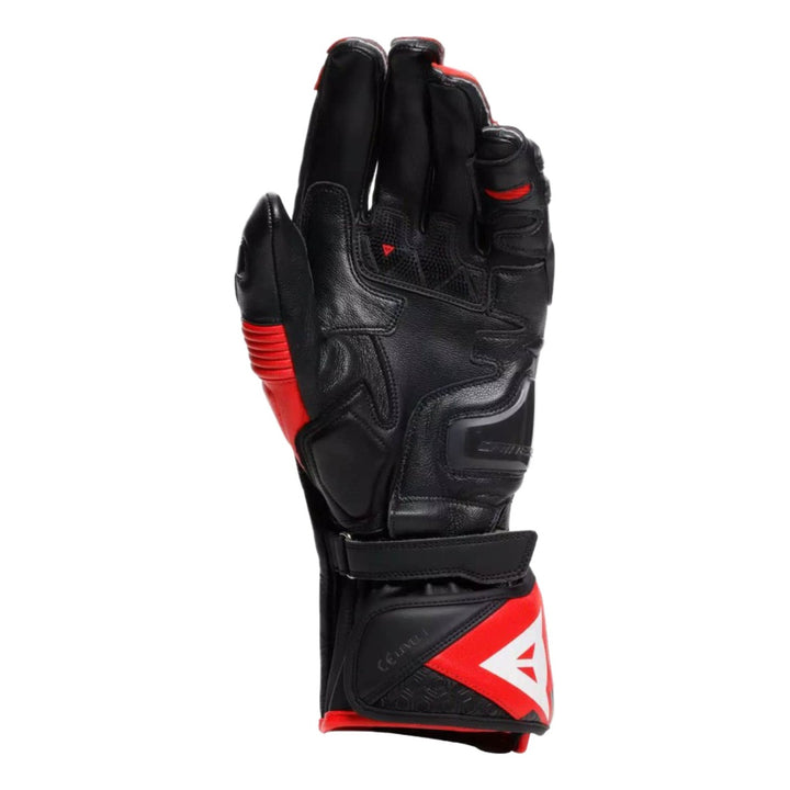 Dainese Handschuh Fiero Metal schwarz-rot-weiss