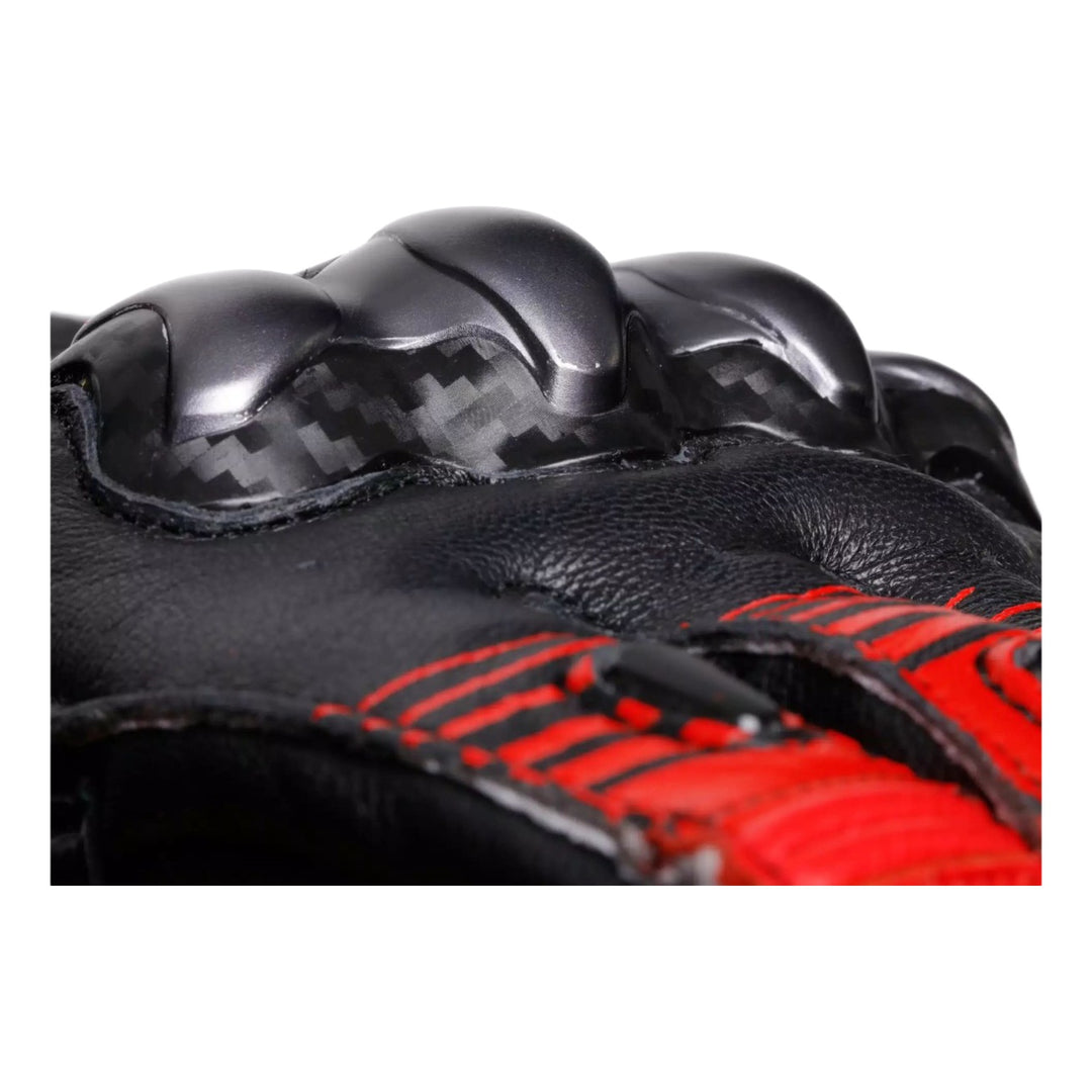 Dainese Handschuh Fiero Metal schwarz-rot-weiss