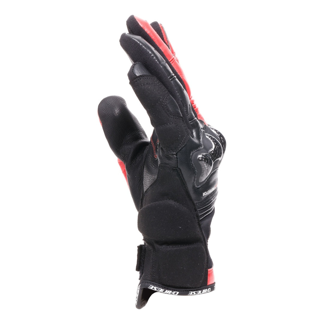 Dainese Handschuh Reacto Carbon Kurz schwarz-rot