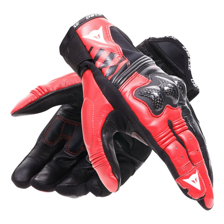 Dainese Handschuh Reacto Carbon Kurz schwarz-rot