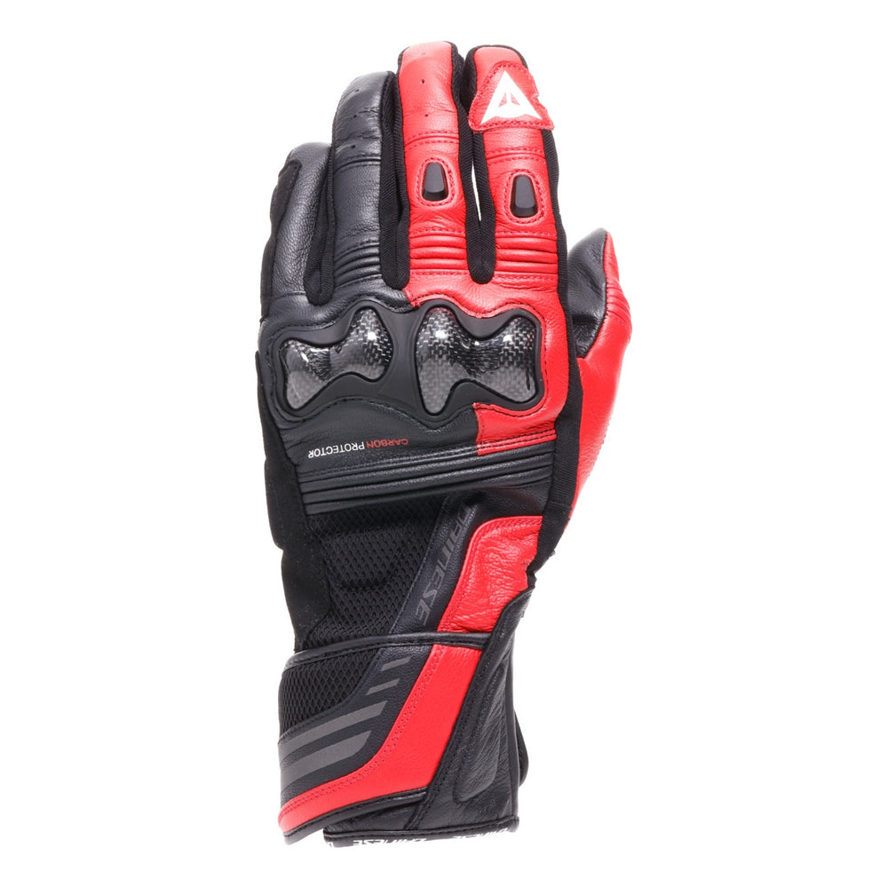 Dainese Handschuh Reacto Carbon Lang schwarz-rot