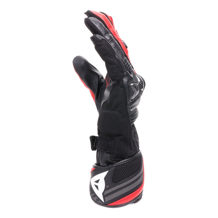 Dainese Handschuh Reacto Carbon Lang schwarz-rot
