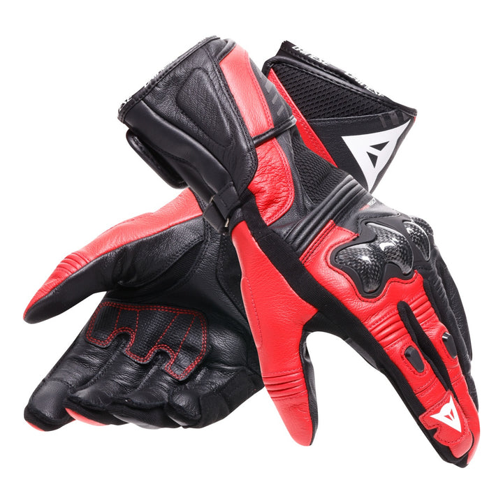 Dainese Handschuh Reacto Carbon Lang schwarz-rot