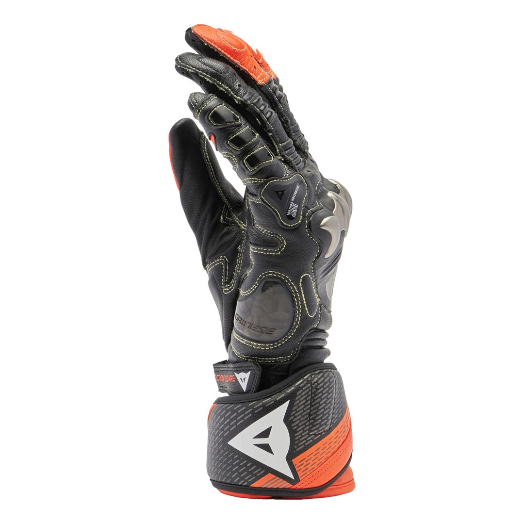 Dainese Handschuhe Full Metal 7 schwarz-fluo rot