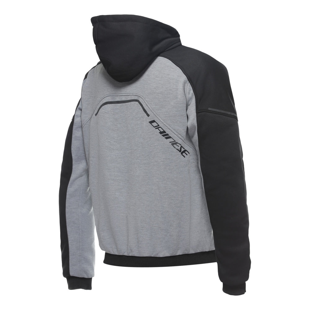Dainese Hoodie Daemon-X Safety grau-schwarz-fluo rot