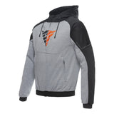 Dainese Hoodie Daemon-X Safety grau-schwarz-fluo rot