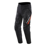 Dainese Hose Drake 2 Super Air Tex schwarz-anthrazit-fluo rot