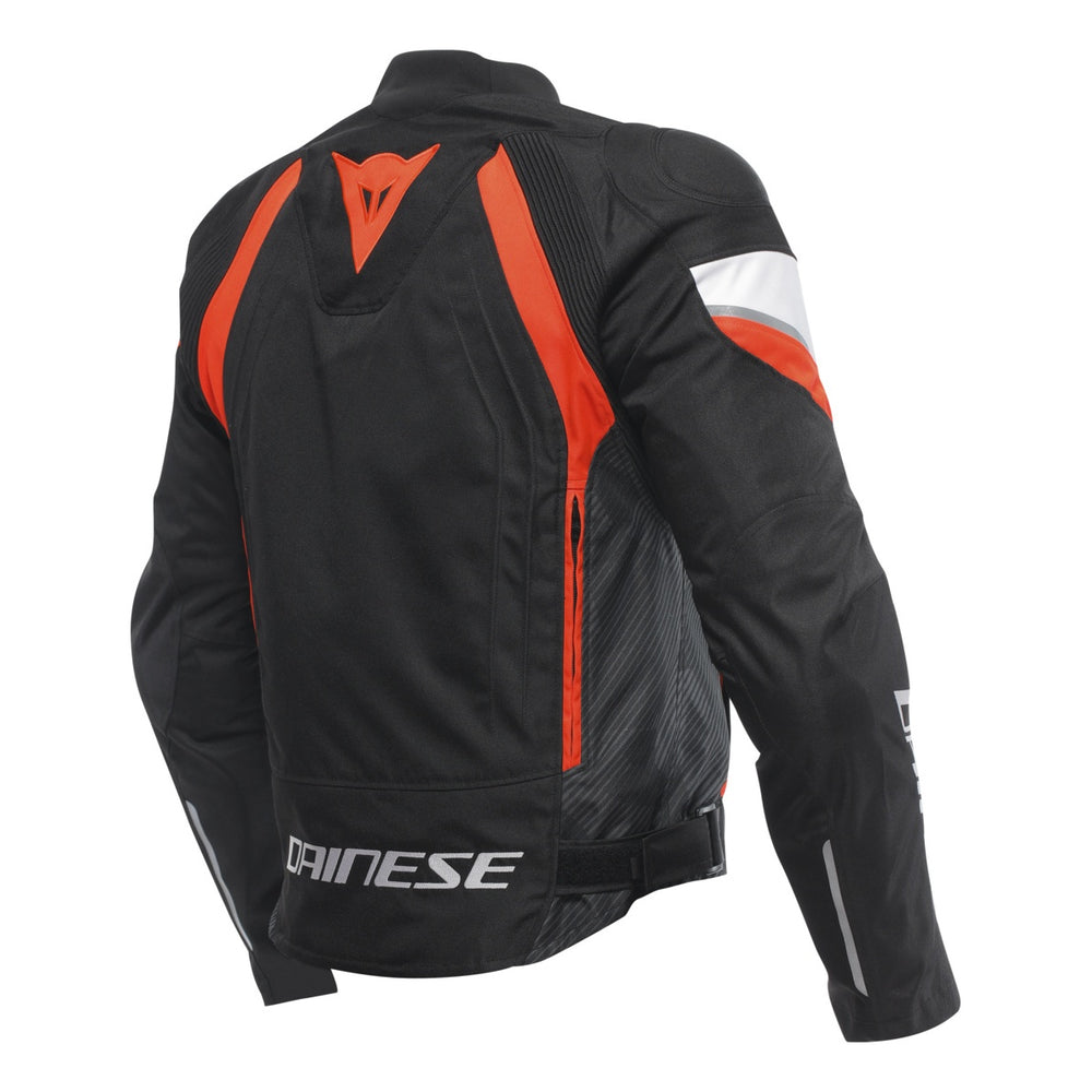 Dainese Jacke Avro 5 Tex schwarz-fluo rot-weiss