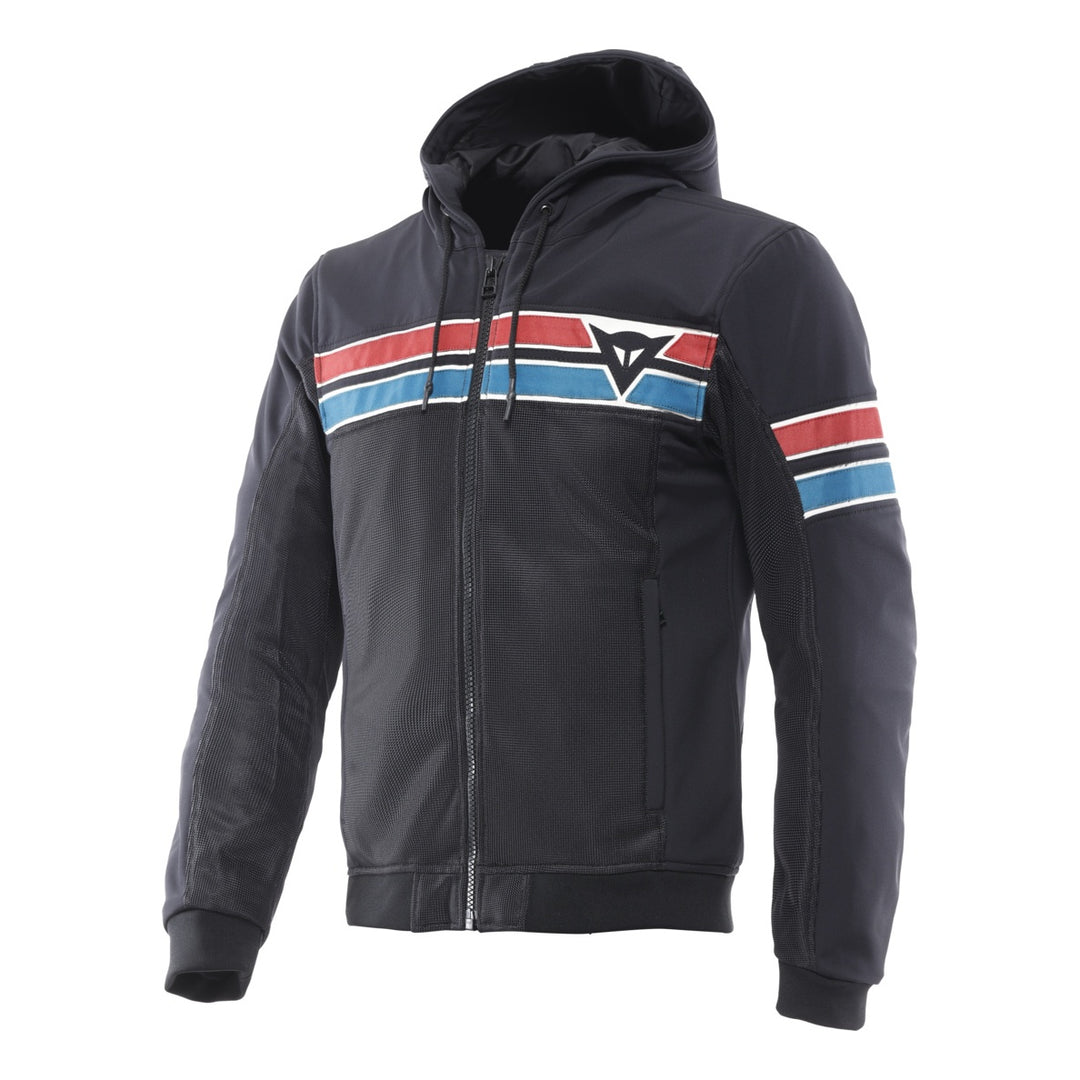 Dainese Jacke Vintedge Air Tex schwarz-blau-rot