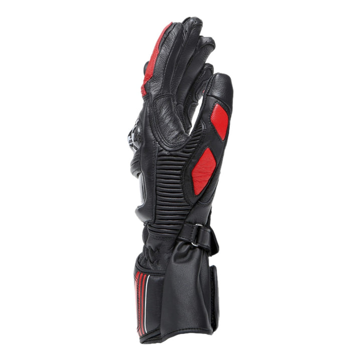 Dainese Lederhandschuhe Druid 4 schwarz-rot-weiss