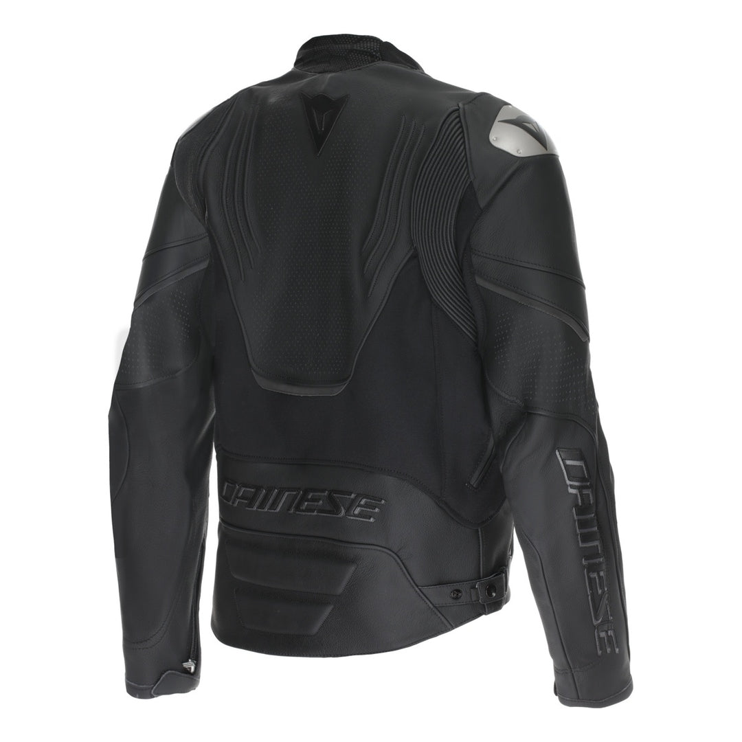 Dainese Lederjacke perf. Racing 5 K/L schwarz